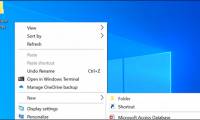 How to change the default name 'New Folder' of a newly created folder in Windows 10