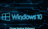 How to change the desktop wallpaper on Windows 7/10