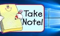 How to create notes in Action Center in Windows 10