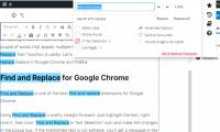 How to find and replace text in Chrome and Firefox