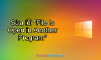 How to fix File Is Open in Another Program error