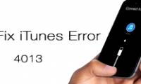 How to fix iPhone error 4013 or iTunes error 4013