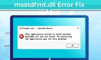 How to fix Msstdfmt.dll Not Found error
