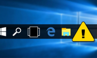 How to fix the problem of losing the Taskbar under the screen when browsing the web