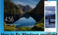 How to fix Windows Spotlight unchanged on Windows 10