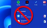 How to hide recently accessed files and folders in the Windows 11 Start menu Start