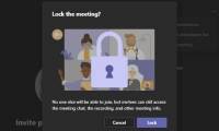 Microsoft Teams adds a meeting lock feature, late people can't access it