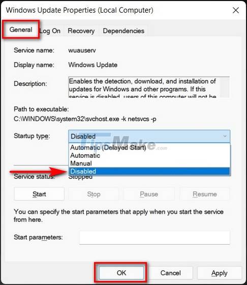 5 easy and detailed ways to turn off automatic Windows 11 update Picture 5