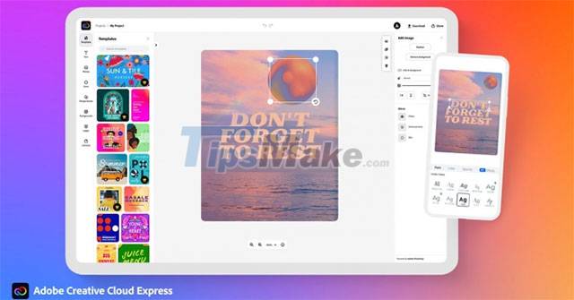 Adobe Creative Cloud Express launched: Software to support rapid graphic creation Picture 1