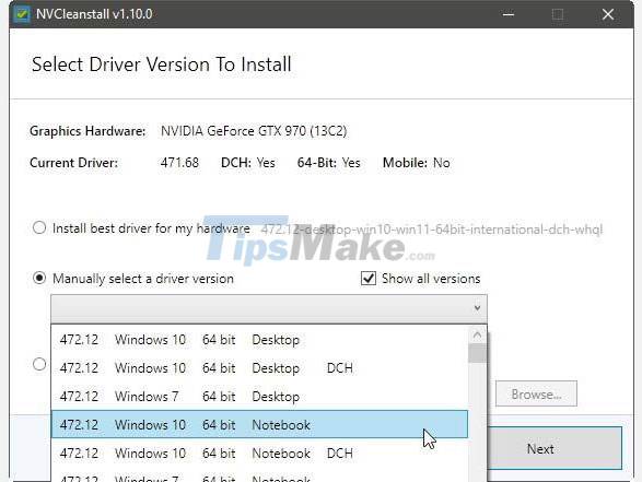 Customize NVIDIA driver settings with NVCleanstall Picture 3