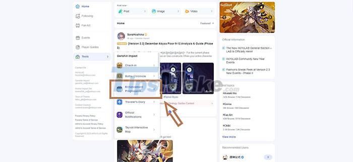 Genshin Impact: Instructions for using tools in HoYoLAB Picture 11