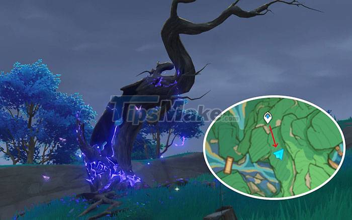 Genshin Impact: Location of the sakura trees in the quest Sakura Arborism Picture 5