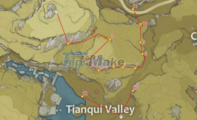 Genshin Impact's Cor Lapis Collection Locations Picture 7