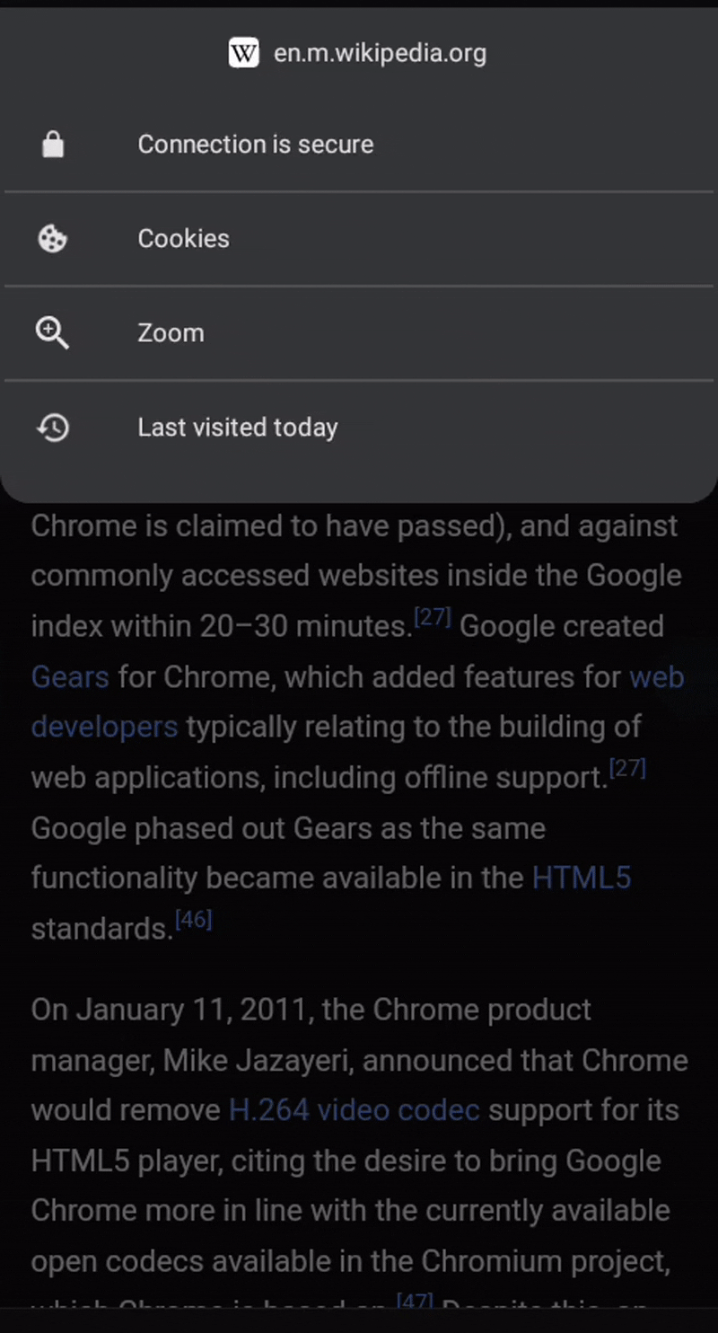 Google introduces new, more convenient page zoom feature on Chrome Android Picture 1