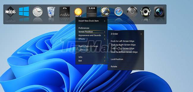 How to Add a Mac-Style Dock to Windows 10/11 Using Winstep Nexus Picture 3