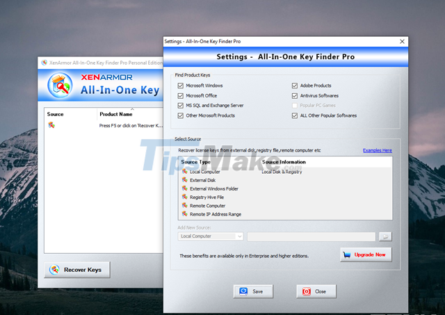 How to backup the copyright of installed software on Windows Picture 10