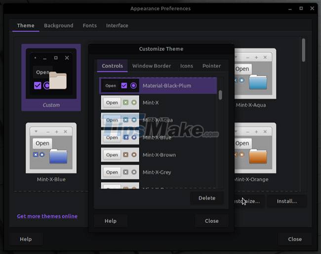 How to change desktop theme on Linux Mint Picture 2