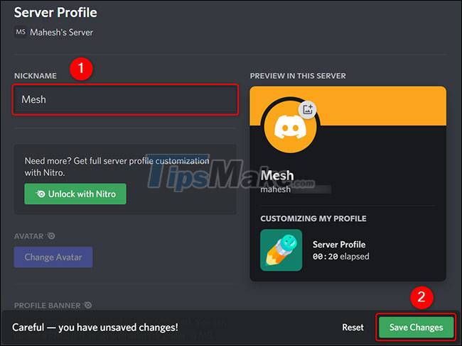 How to change your nickname on the Discord server Picture 4
