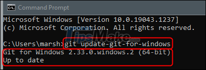 How to check and update new Git version on Windows Picture 3