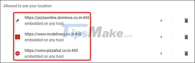 How to check which websites can access your location in Google Chrome Picture 6