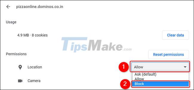 How to check which websites can access your location in Google Chrome Picture 7
