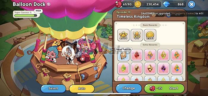 How to collect coins and Frost Crystals fast in Cookie Run: Kingdom Picture 4