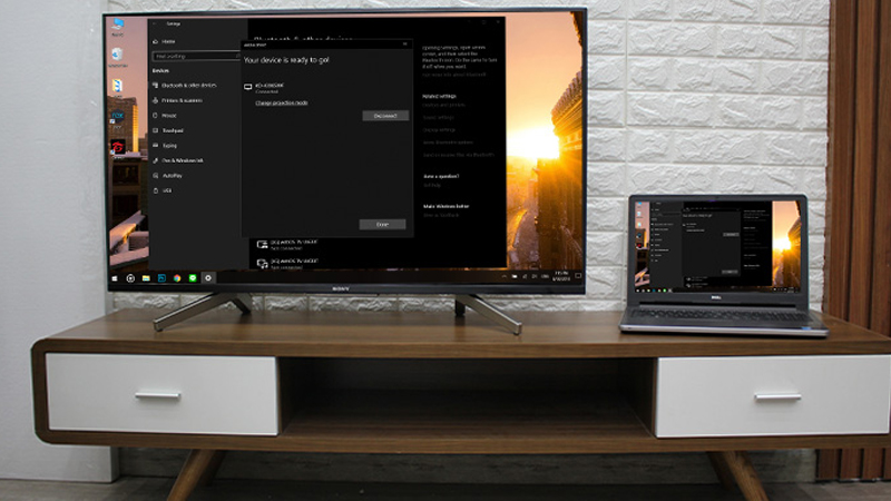 How to connect a computer screen to a TV via WiFi Display 2021 Picture 11