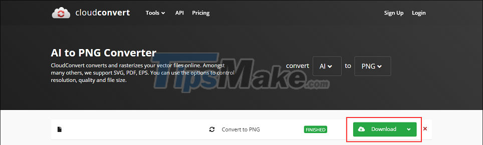 How to convert AI files to PNG, JPG without software Picture 12