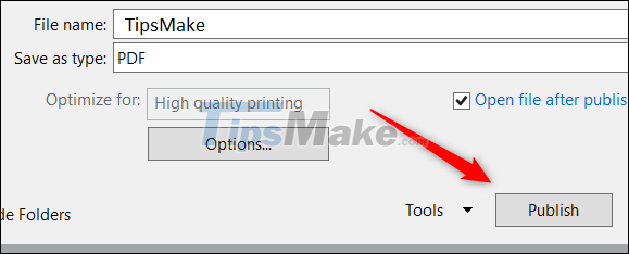 How to convert Microsoft Publisher files (.pub) to PDF Picture 7