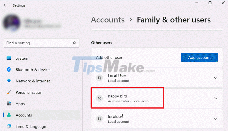 How to create a new User on Windows 11 Picture 15