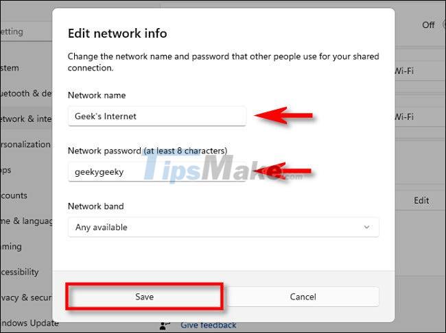 How To Create A Portable Hotspot On Windows 11 - TipsMake.com