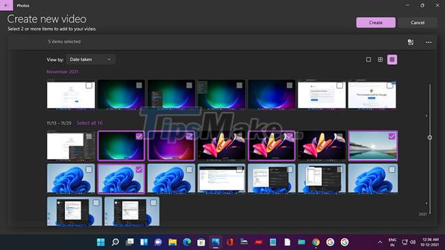 How to create videos with the Photos app on Windows 11 Picture 1