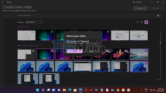 How to create videos with the Photos app on Windows 11 Picture 2