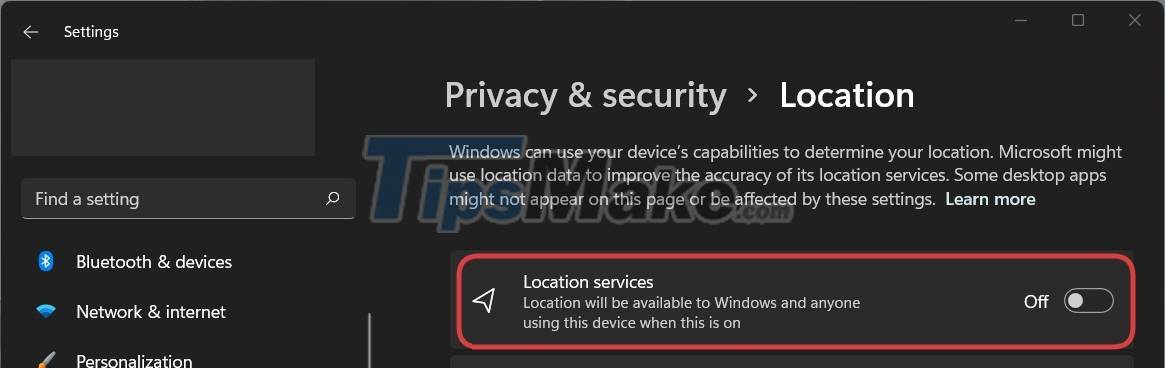How to delete location history on Windows 11 Picture 7
