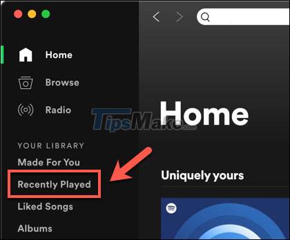 How to delete recent playlists on Spotify Picture 1