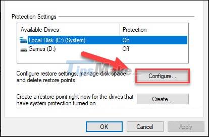 How to delete System Restore Points in Windows 10 Picture 9
