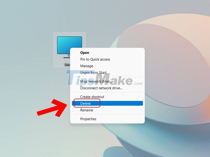 How to display the This PC icon on the Windows 11 desktop Picture 11