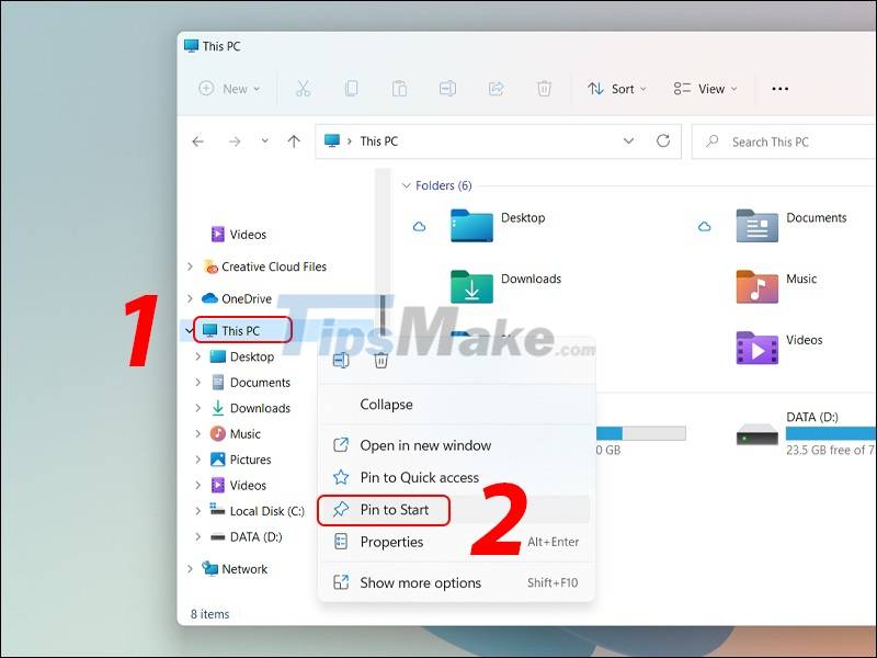 How to display the This PC icon on the Windows 11 desktop Picture 6
