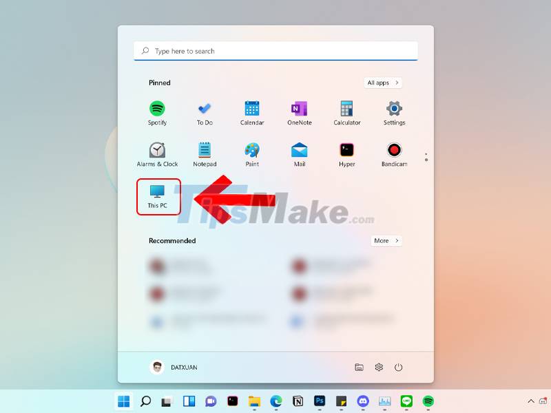 How to display the This PC icon on the Windows 11 desktop Picture 7