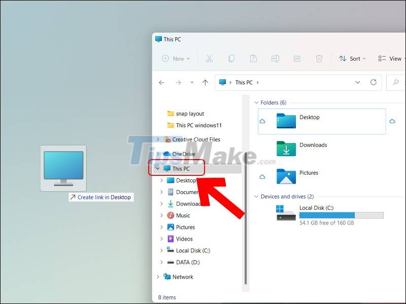 How to display the This PC icon on the Windows 11 desktop Picture 8