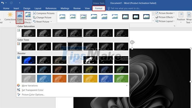 How to edit photos in Word is extremely useful that you should know Picture 7