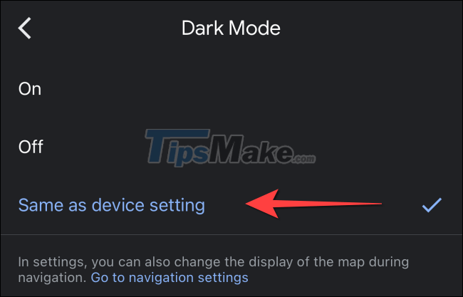 How to enable dark background in Google Maps on iPhone and iPad Picture 5
