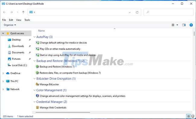 How to enable God Mode on Windows 11 Picture 4