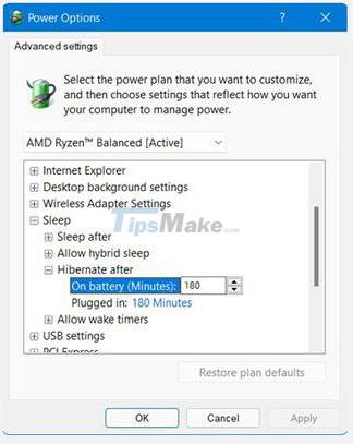 How to enable Hibernate mode on Windows 11 Picture 3