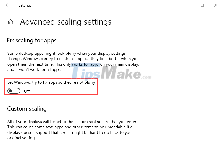 How to fix blurry apps on Windows 10 Picture 2