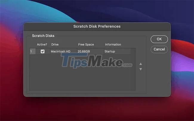 How To Fix 'Scratch Disks Are Full' Error In Photoshop - TipsMake.com