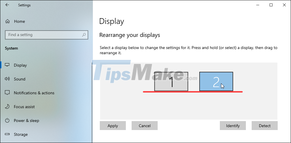 How to fix the screen skew when using 2 monitors Picture 6