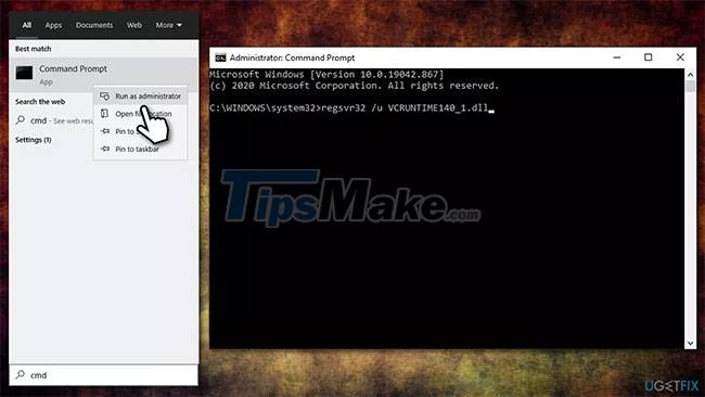 How to fix VCRUNTIME140_1.dll not found, is missing error in Windows Picture 3