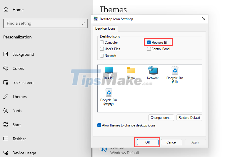 How to hide and show the recycle bin on Windows 11 Picture 5