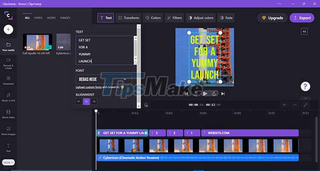 How to make videos with Microsoft's Clipchamp Picture 3